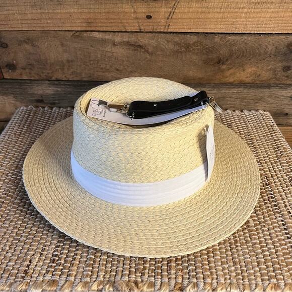 Time And Tru Tan And White‎ Hat - Picture 1 of 6